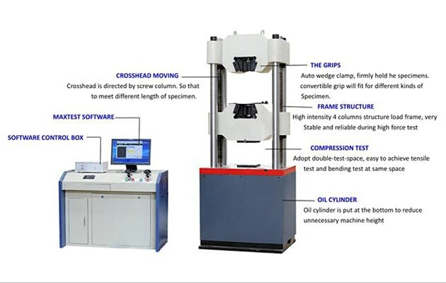 20kn 100kn 1000kn Manufacturing Universal Tensile Strength Tester